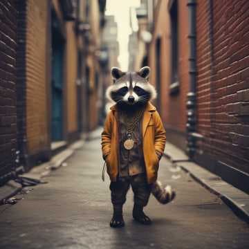 Raccoon Rhyme in the Wrong Hood