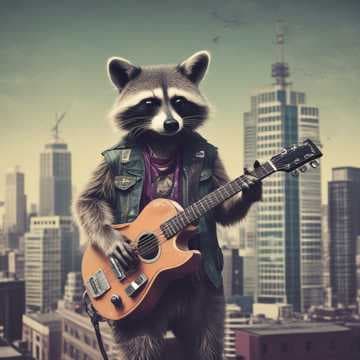 Punk Rock Raccoon